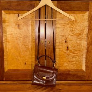 Bally brown cross body bag. Made in Italy.